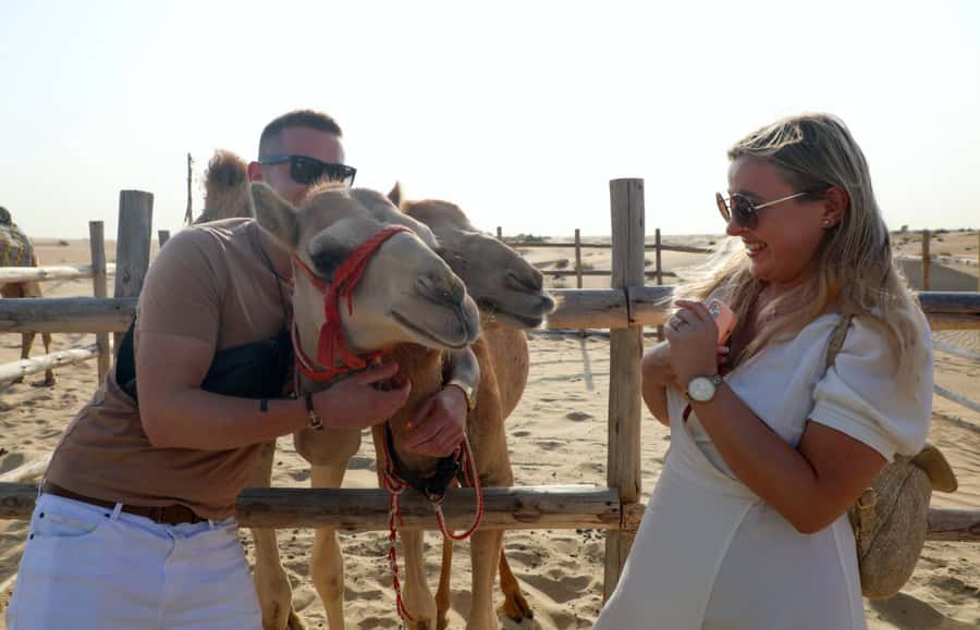 Dubai: Desert Safari, Quad Bike, Sandboarding, Camels & BBQ - BBQ dinner includes plenty for different diets