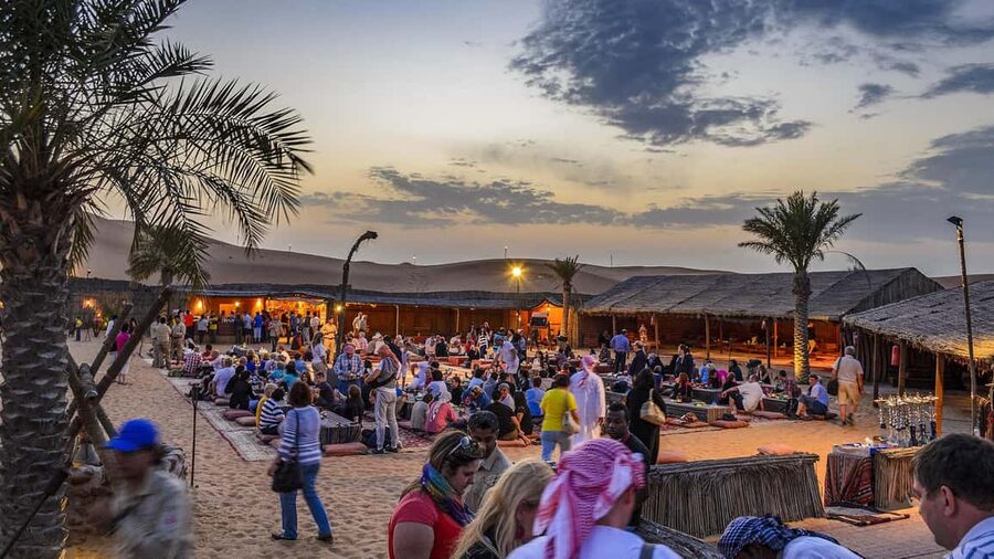 Dubai Desert Safari - Sandboarding, Quad Bike & BBQ Options - Arabic coffee, dates, and the camp activities
