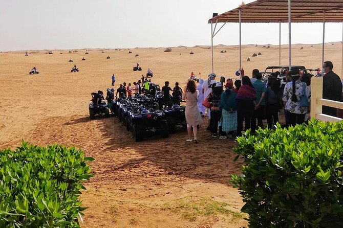 Dubai Desert Safari: Tanoura Show, Dune Bashing and BBQ Dinner - Camel riding is traditional but short