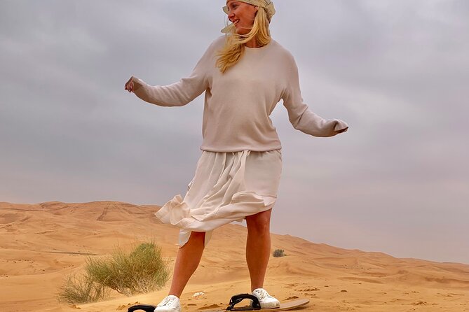 Dubai desert safari with 4x4 Dune Bashing,Camel Ride sand board - Family considerations and comfort