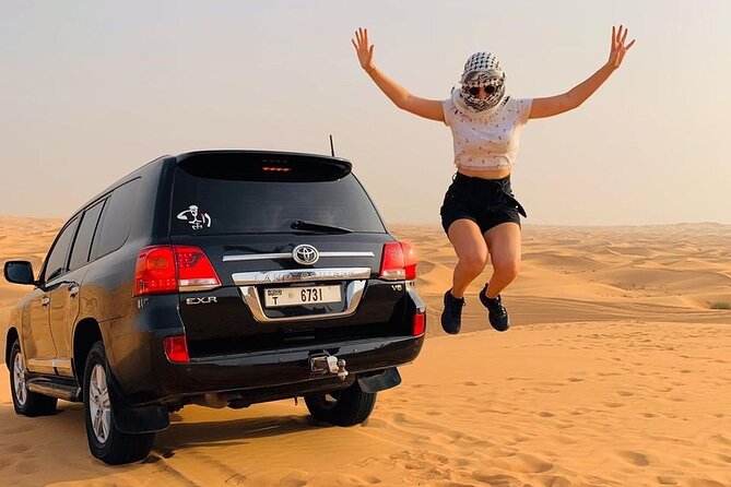 Dubai desert safari with 4x4 Dune Bashing,Camel Ride sand board - A quick look at the Dubai Camel Racing Club