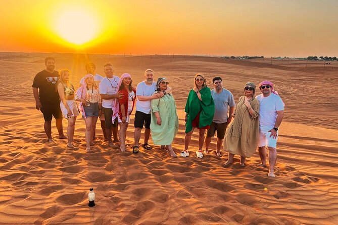 Dubai Desert Safari with BBQ Dinner Pickup from Ras Al Khaimah - Sunset, sandboarding, and the best photographs