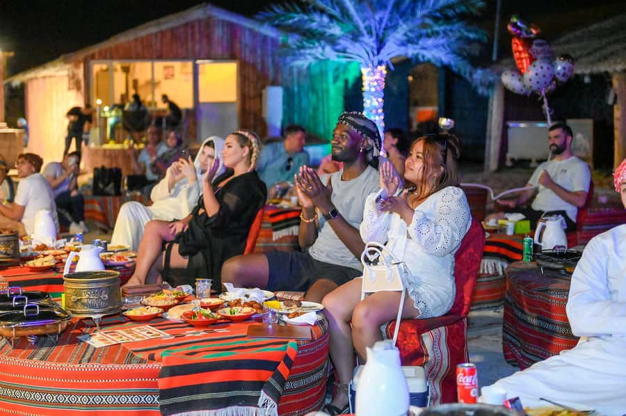 Dubai: Desert Safari with BBQ Dinner & Quad Biking Options - The Al Aweer camp and its evening program