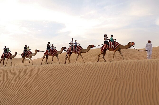 Dubai Desert Safari With BBQ dinner - Sunset over the dunes