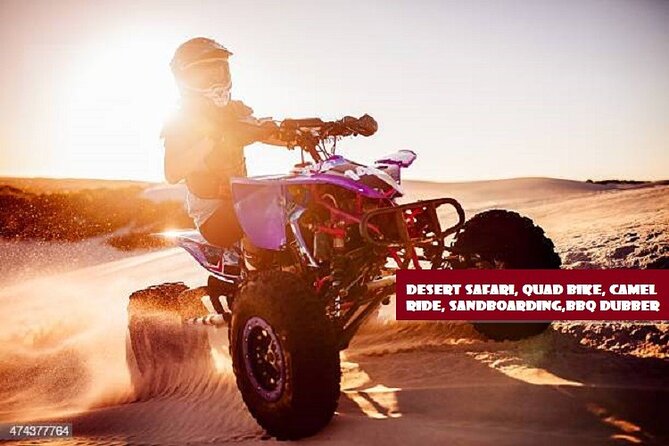 Dubai Desert Safari With BBQ, Quad Bike And Camel Ride - Arabic coffee, henna, and a busy desert camp
