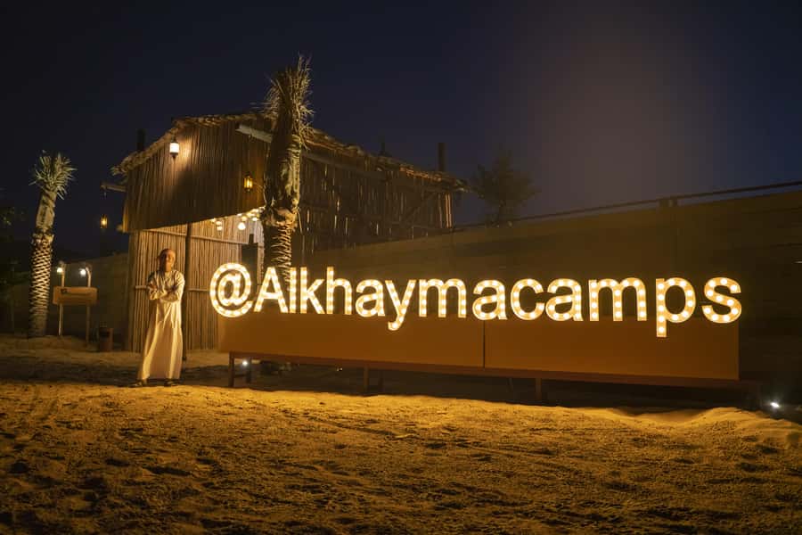 Dubai: Desert Safari with Camp, Dinner, & Optional Overnight - A sunset stop built for photos