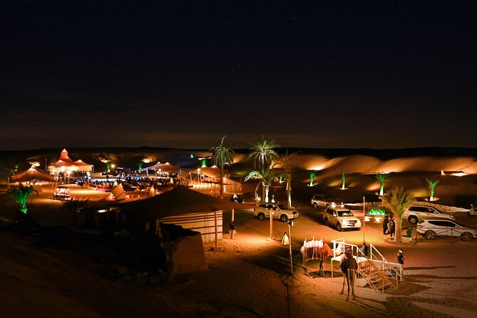 Dubai Desert Safari with Desert Camp Dinner, Camel Ride & Shows - The long ride is the main trade-off