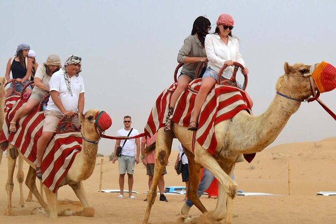 Dubai Desert Safari with Dinner, Camel Ride & Dune Bashing - Barbecue dinner with tea, coffee, and soft drinks