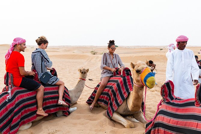 Dubai Desert Safari with Quads, BBQ Dinner, Camel ride, & Shows - Holding tight during the 4x4 dune bash