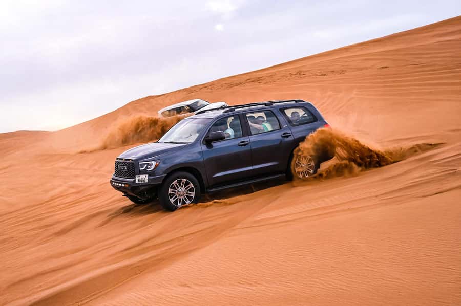 Dubai: Desert Safari with VIP BBQ and Optional Quad Bike - Forty to fifty minutes of dune bashing