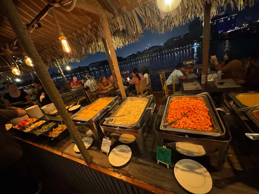Dubai Dhow Cruise Creek,Marina Shows,Buffet & Drinks options - Timing, meeting points, and transport