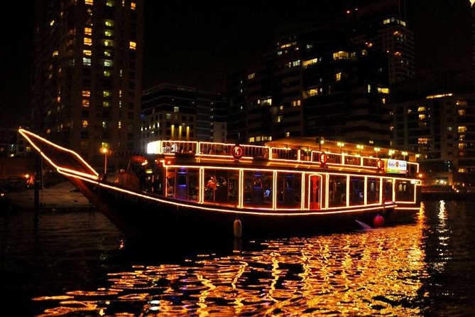 Dubai Dhow Dinner Cruise Marina with pickup drop option - Buffet choices and what dinner is really like