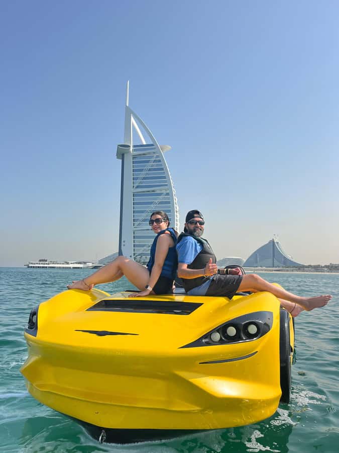 Dubai: Dubai Marina Jetcar Ride - Dubai Marina, JBR, and the skyline