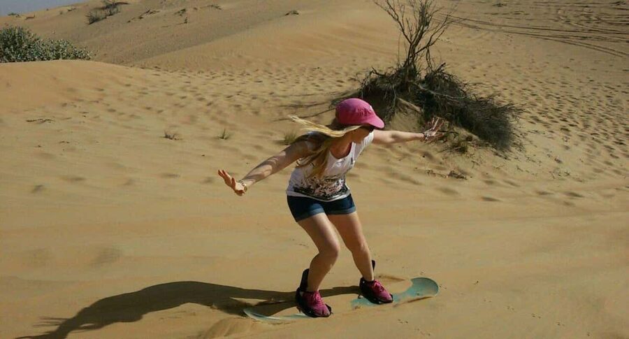 Dubai: Dune Quad Drive, Camels And Sand Boarding - From Dubai hotel to open desert