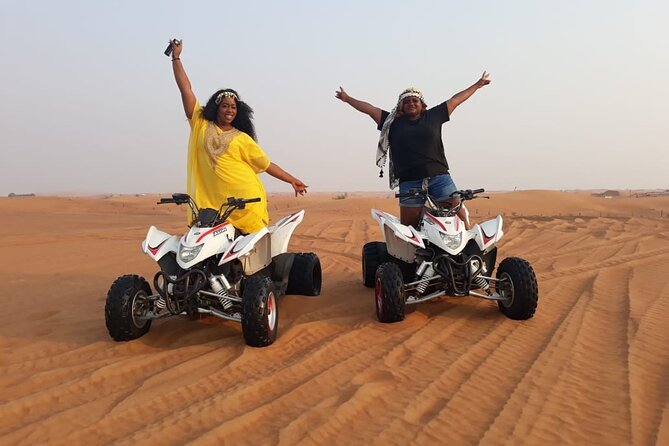 Dubai Dunes Safari With Quad Bike, Camel Ride, BBQ Dinner & Live Shows - The Al Awir camp after dark