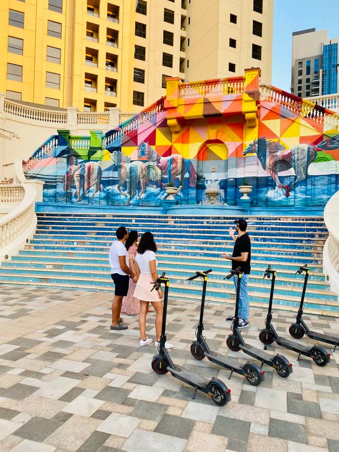 Dubai: E-Scooter Guided Tour of Marina, JBR & Bluewaters - Why an e-scooter works so well in Dubai Marina