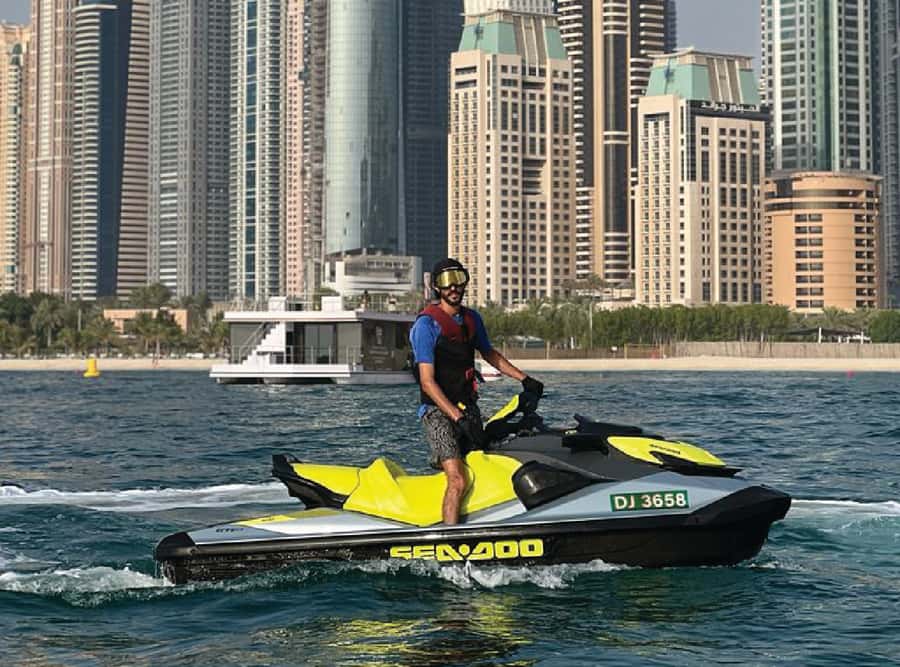 Dubai East: Guided JetsKi Ride with Sound System! - What the 1900cc jetski feels like