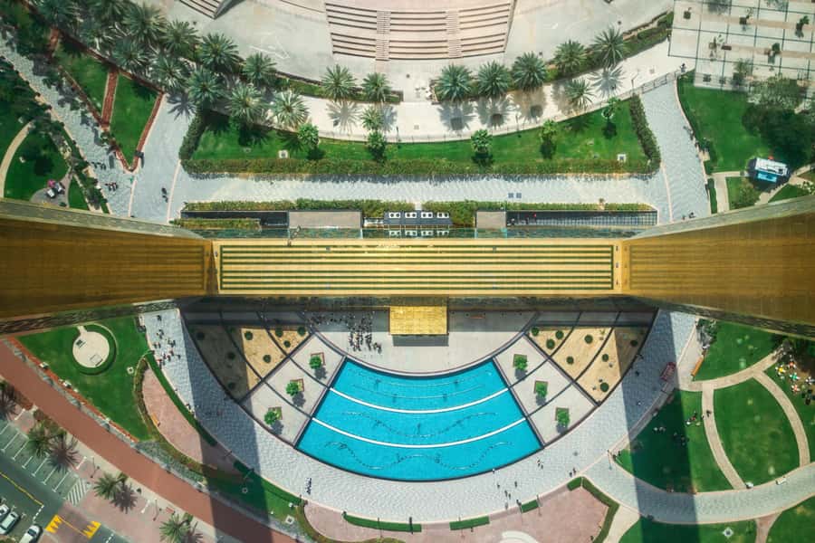 Dubai: Entry Ticket to the Dubai Frame with Deck Access - Entering through Dubai’s story of the past