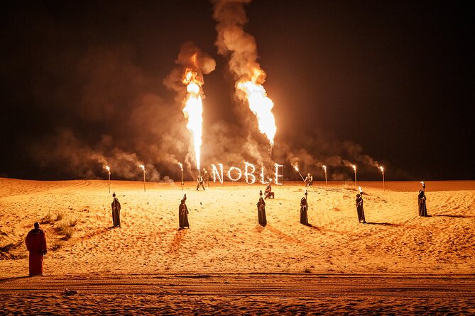Dubai Evening Desert Safari BBQ Dinner & Transfer to Noble Camp - Key points at a glance