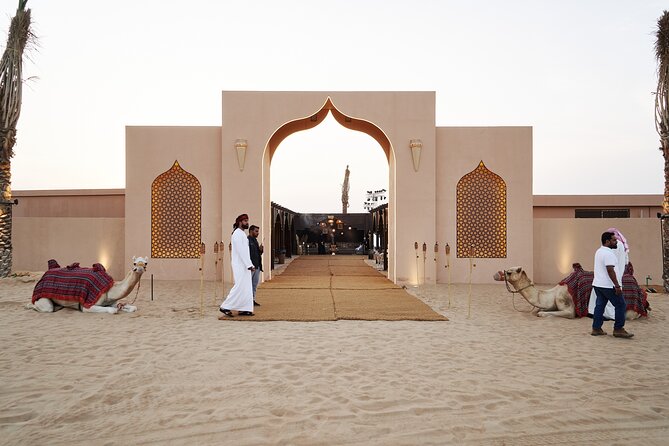 Dubai Evening Desert Safari BBQ Dinner & Transfer to Noble Camp - The 45-minute Lahbab adventure