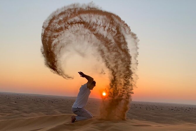 Dubai Evening Desert Safari with BBQ & Live Entertainment - BBQ dinner under the night sky