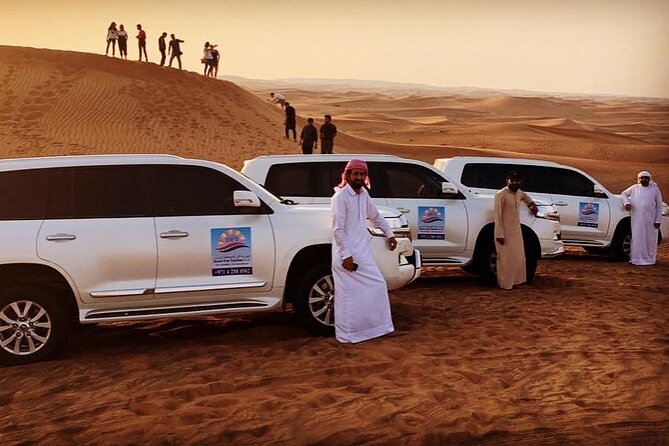 Dubai Evening Desert Safari with BBQ & Live Entertainment - Belly dancing, Tanoura, and the fire show