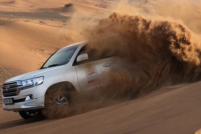 Dubai Evening Desert Safari with BBQ & Live Entertainment - A 35 to 40-minute ride over the dunes