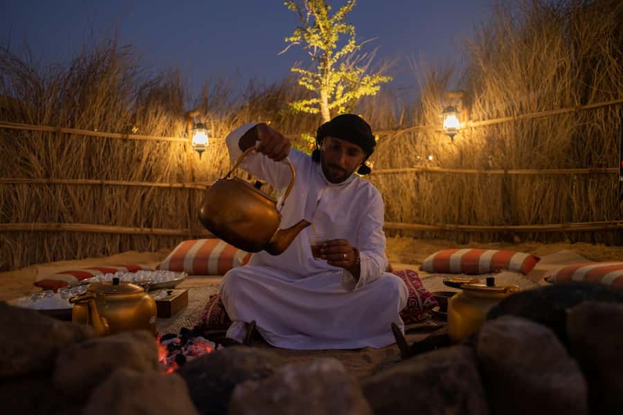 Dubai: Evening Desert Safari with Camel Ride & Stargazing - Wildlife after dark at the oasis