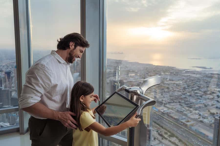 Dubai: Fast Track Entry to Burj Khalifa Levels 124 & 125 - Level 124: the open-air terrace