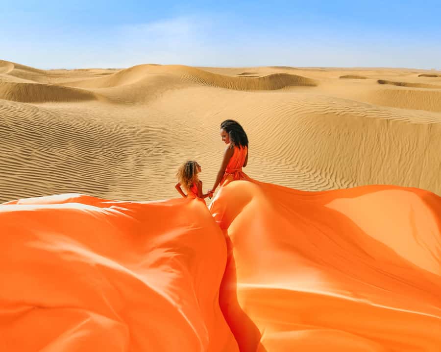Dubai: Flying Dress Photoshoot Experience - What happens during the 1.5-hour photo stop