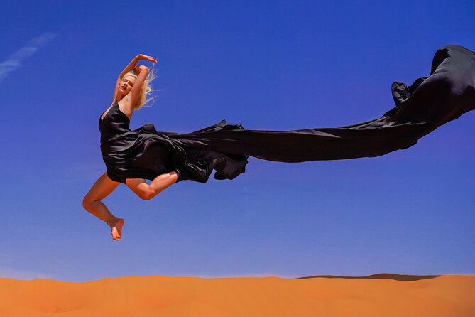 Dubai: Flying Dress with Photography and Exciting Dune Activities - From Dubai to the red dunes