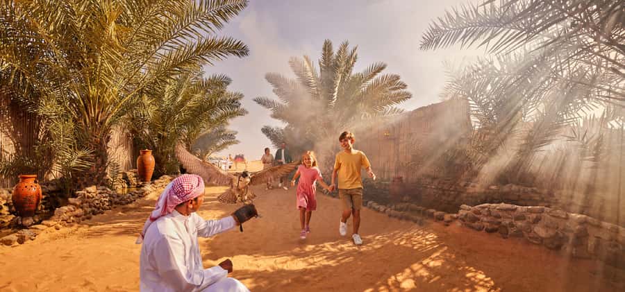 Dubai Fort Lisaili Desert: Quad, Buggy Ride & Free Souvenir - Camel rides, falcons, henna, and archery