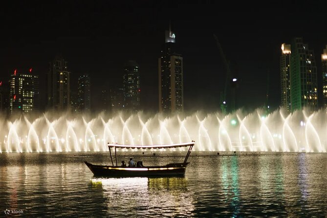 Dubai Fountain Show Boat Lake Ride Ticket - Choosing between the boat and Fountain Bridge