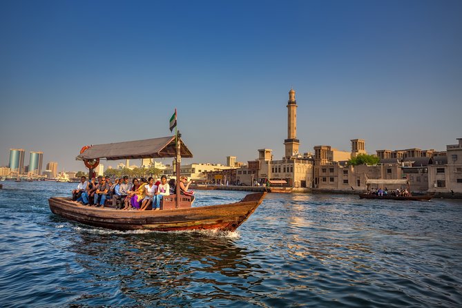 Dubai: Frame Tickets, Creek, Souks & Blue Mosque Guided Tour - Burj Al Arab and Jumeirah Beach: a clean opening photo