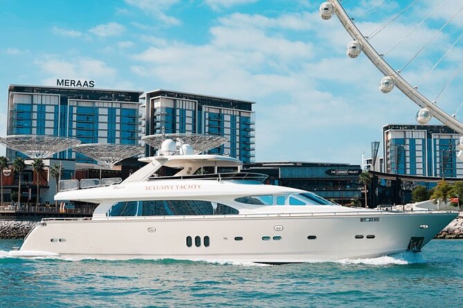 Dubai Harbour Luxury Yacht Tour with BBQ & Drinks - Dubai Marina gives you the first big view