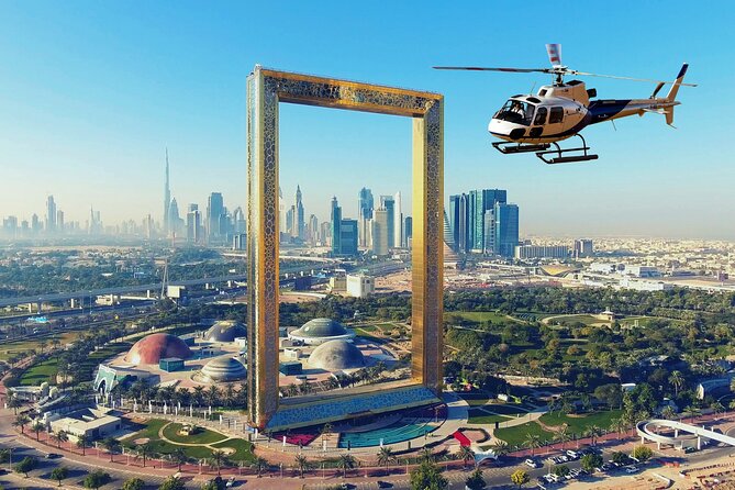 Dubai Helicopter Experience with Sightseeing Options - Jumeirah Beach and Port Rashid from the air