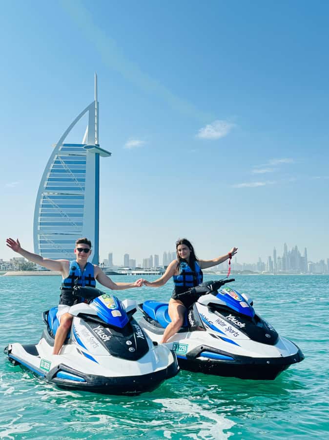 Dubai: Jet Ski 30Min & 30Min Jet Car Burj Al Arab Adventure - Key points to know before you book
