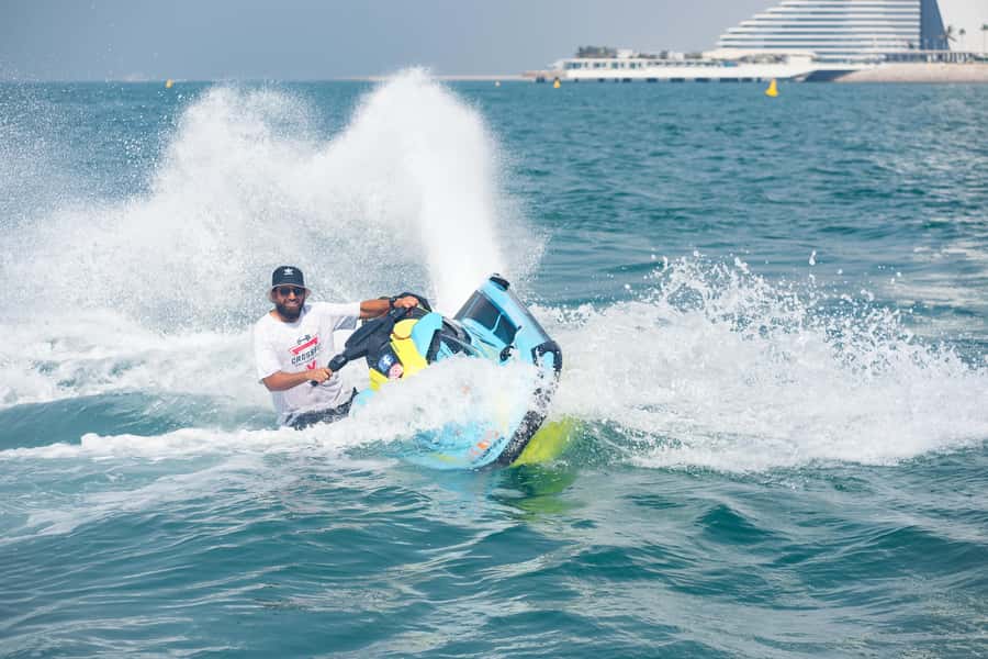 Dubai: Jet Ski to Atlantis with Videos, Photos and Ice Cream - Passing Jumeirah’s hotels and the Palm