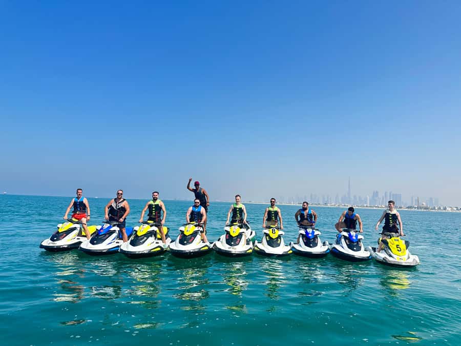 Dubai: Jet Ski Tour of Burj Al Arab & Atlantis the Palm - Atlantis The Royal comes into view