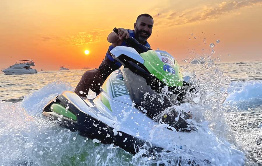 Dubai: Jet Ski Tour to Burj Al Arab and Atlantis - The Burj Al Arab photo stop
