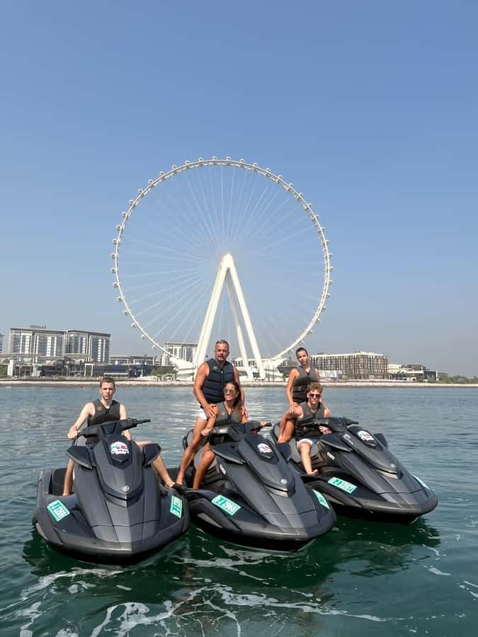 Dubai: Jet Ski Tour To Dubai marina, JBR - Riding a 260-horsepower Yamaha