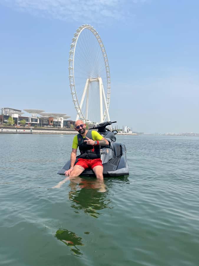 Dubai: Jet Ski Tour To Dubai marina, JBR - Getting ready at the Burj Al Arab station