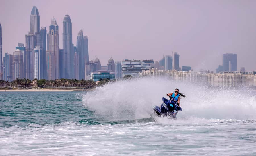 Dubai: Jetski Ride up to 2 People with Photos & Refreshments - A short, fast ride beside Dubai’s skyline