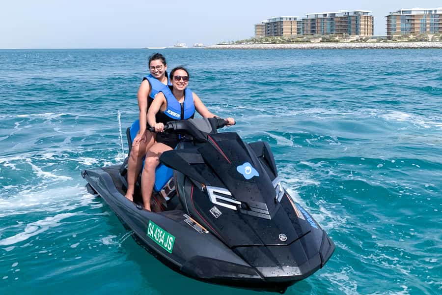 Dubai: Jetski Ride up to 2 People with Photos & Refreshments - On the water with a supercharged WaveRunner