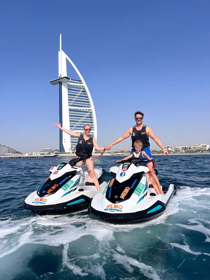 Dubai: Jetski to Burj Arab-Atlantis w Pic, Video & Icecream - Umm Suqeim and the return route