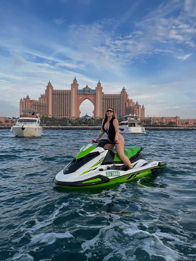 Dubai: Jetski Tour to Dubai Eye, JBR, Palm & Burj Al Arab - JBR Beach and the pleasure of open water
