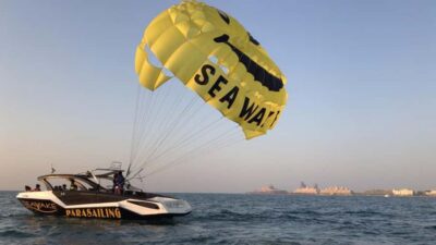Dubai Jumeirah Parasailing adventure with breathtaking views