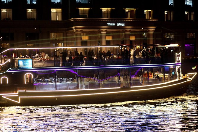 Dubai Luxury Canal Dinner Cruise with Optional Transfer - Choosing between the main deck and upper deck