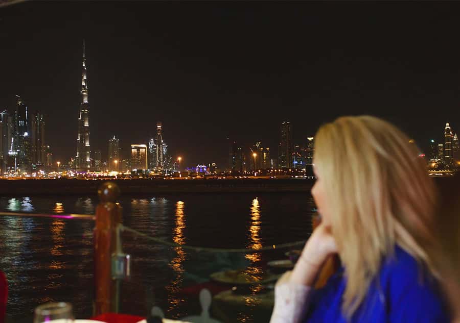 Dubai: Luxury Canal Dinner Cruise with Optional Transfers - Seating, dress, and comfort