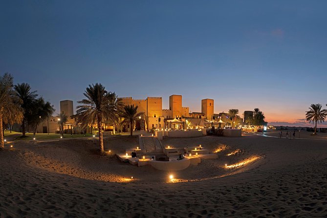 Dubai: Luxury Desert Fortress Dinner, Camel Ride & Live Shows - Belly dancing, tanoura spinning, and the fire show